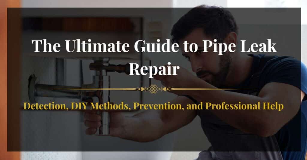 Pipe Leak Repair Guide - How to Detect, Repair, and Prevent Leaks