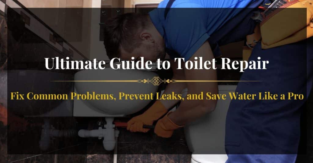 Ultimate Guide to Toilet Repair - Fixing Common Toilet Issues and Saving Water