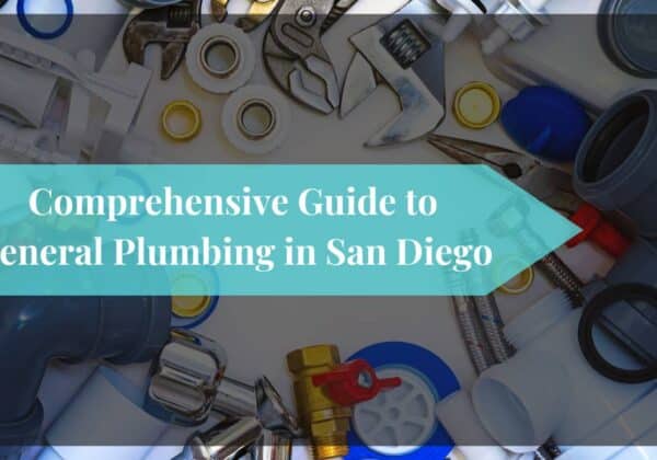 General Plumbing San Diego: San Diego plumber repairing a leaking faucet in a residential home.