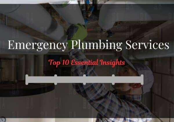 Emergency Plumbing Services: Emergency plumber fixing a burst pipe with specialized tools.