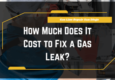 Gas Line Repair San Diego: Technician repairing gas line in San Diego home.