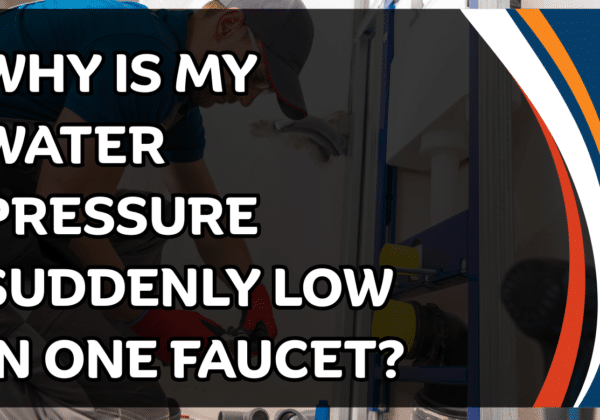 What causes sudden loss of water pressure in a house