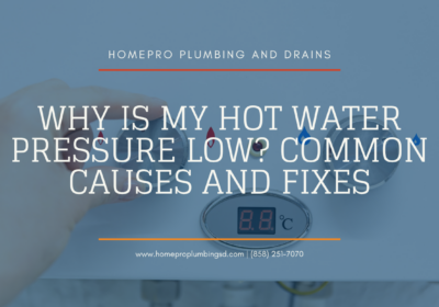 what causes low hot water supply