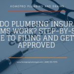 how plumbing insurance claims work