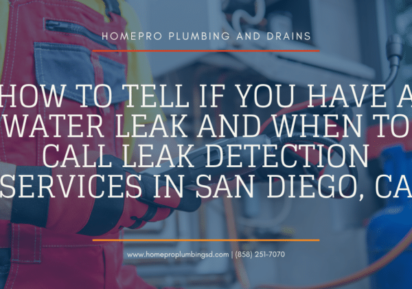 leak detection services San Diego cost