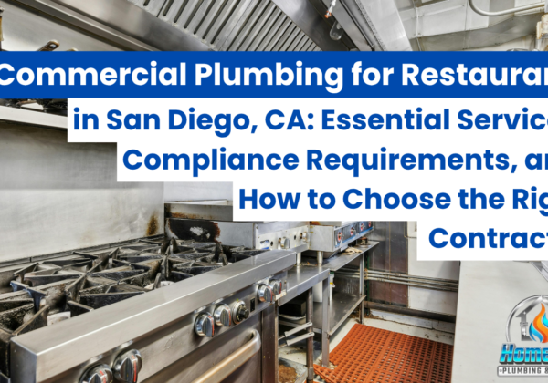 commercial plumbing for restaurants San Diego