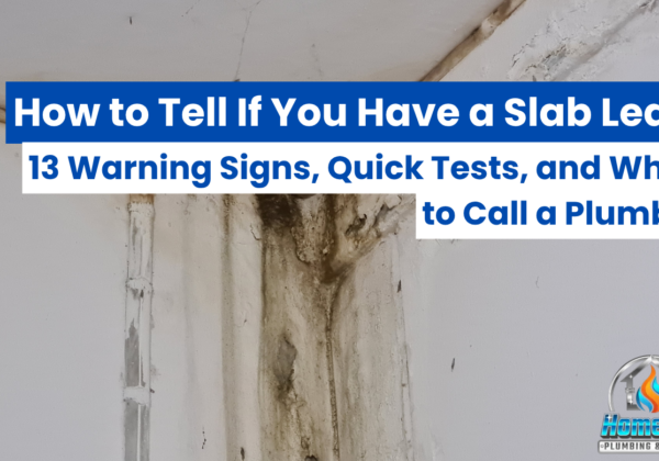 how to tell if I have a slab leak