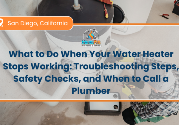 what to do when your water heater stops working