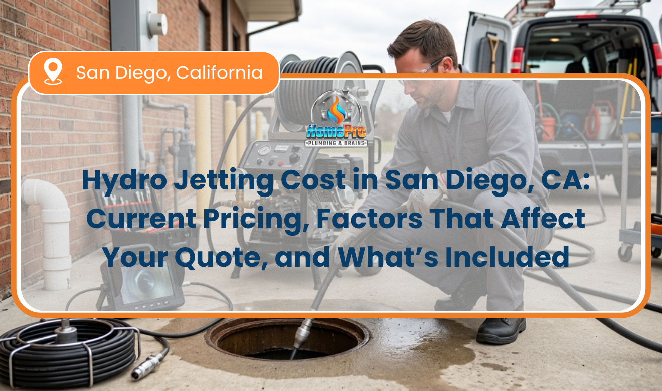 ▷☎️HomePro Plumbing: Best San Diego Plumbers (858) 251-7070 | Hydro Jetting Cost in San Diego, CA: Current Pricing, Factors That Affect Your Quote, and What’s Included Hydro Jetting Cost In San Diego