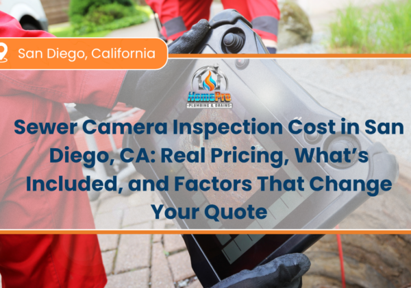 Sewer Camera Inspection Cost In San Diego