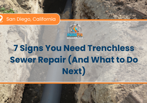 Signs You Need Trenchless Sewer Repair