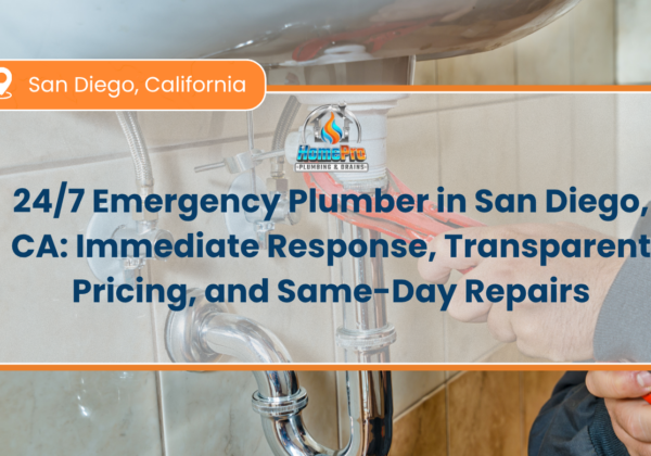 emergency plumber San Diego 24/7