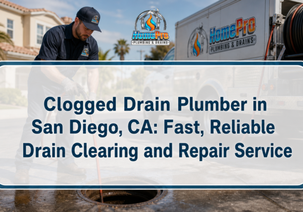 clogged drain plumber san diego