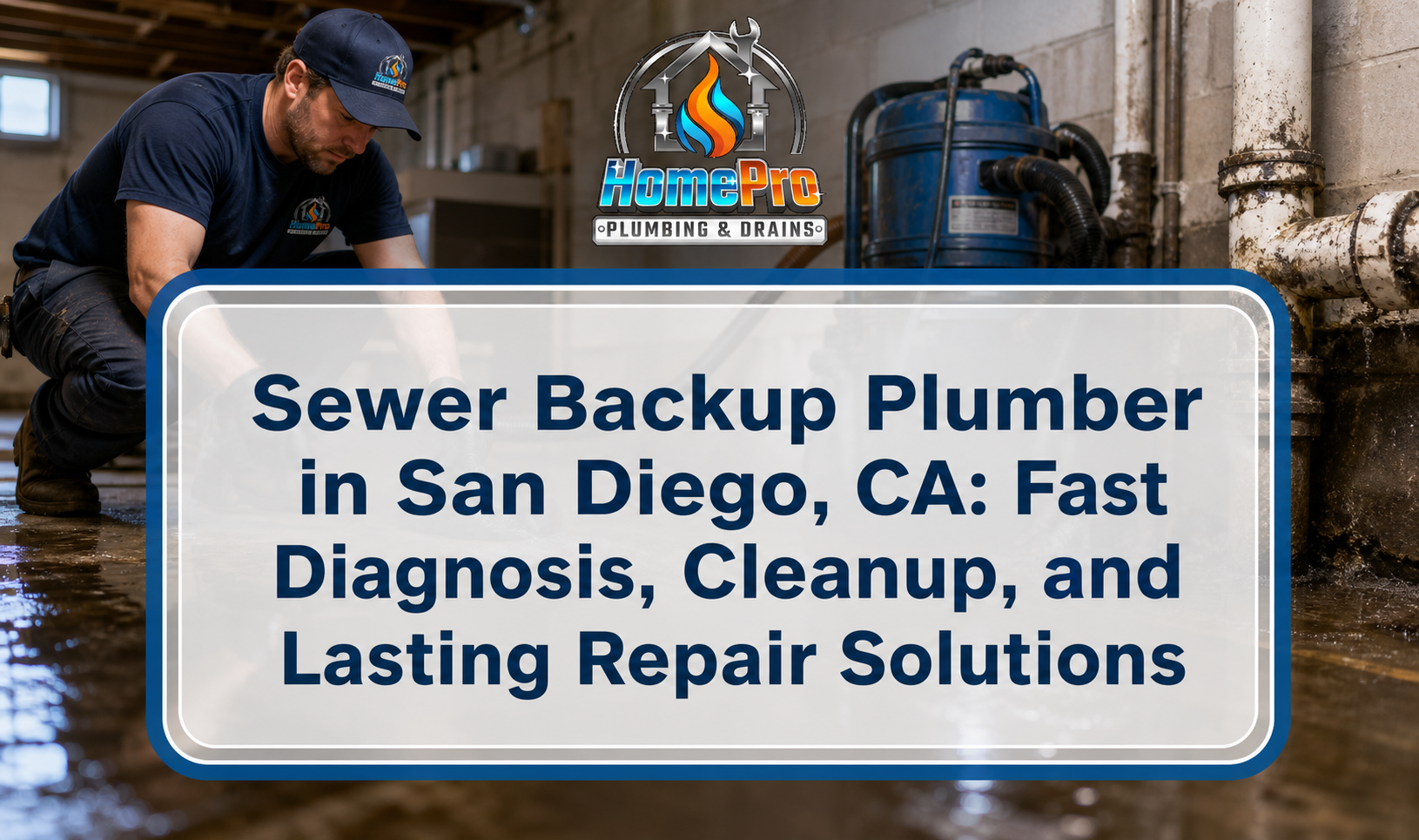 sewer backup plumber san diego