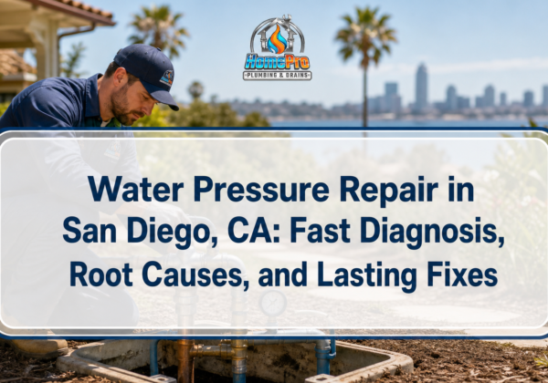 water pressure repair san diego