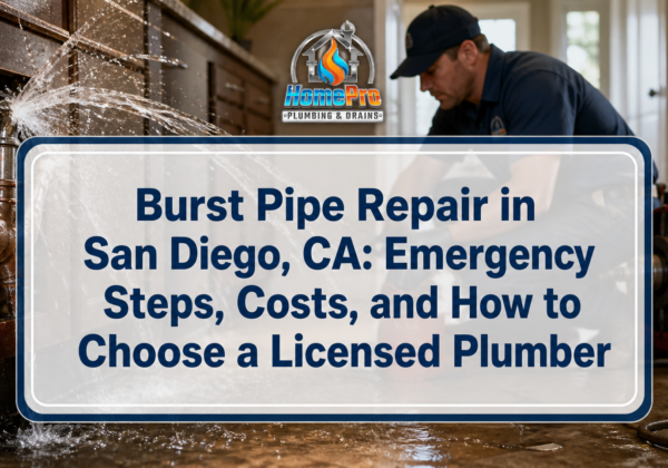 burst pipe repair san diego