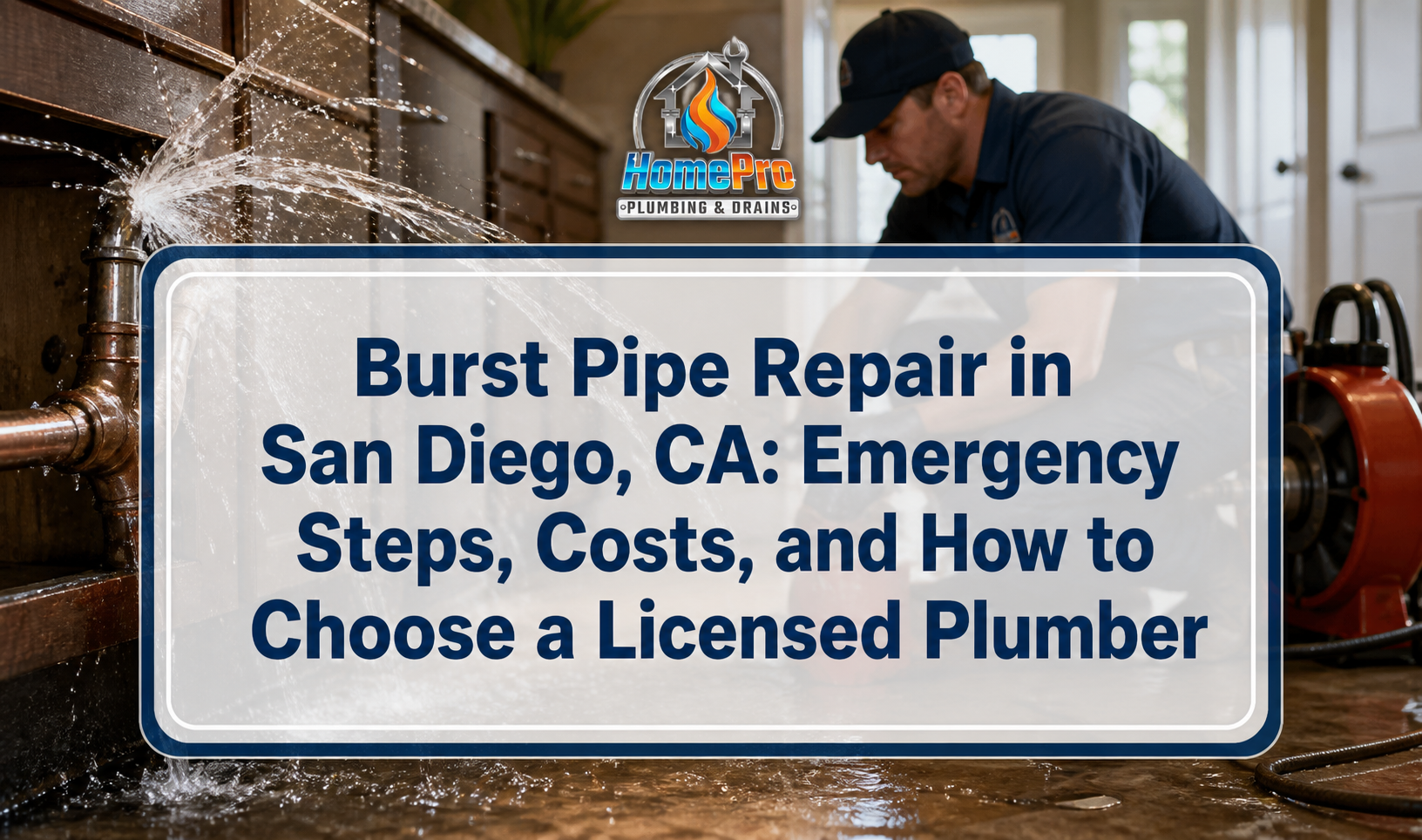 burst pipe repair san diego