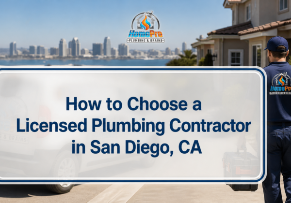 licensed plumbing contractor san diego