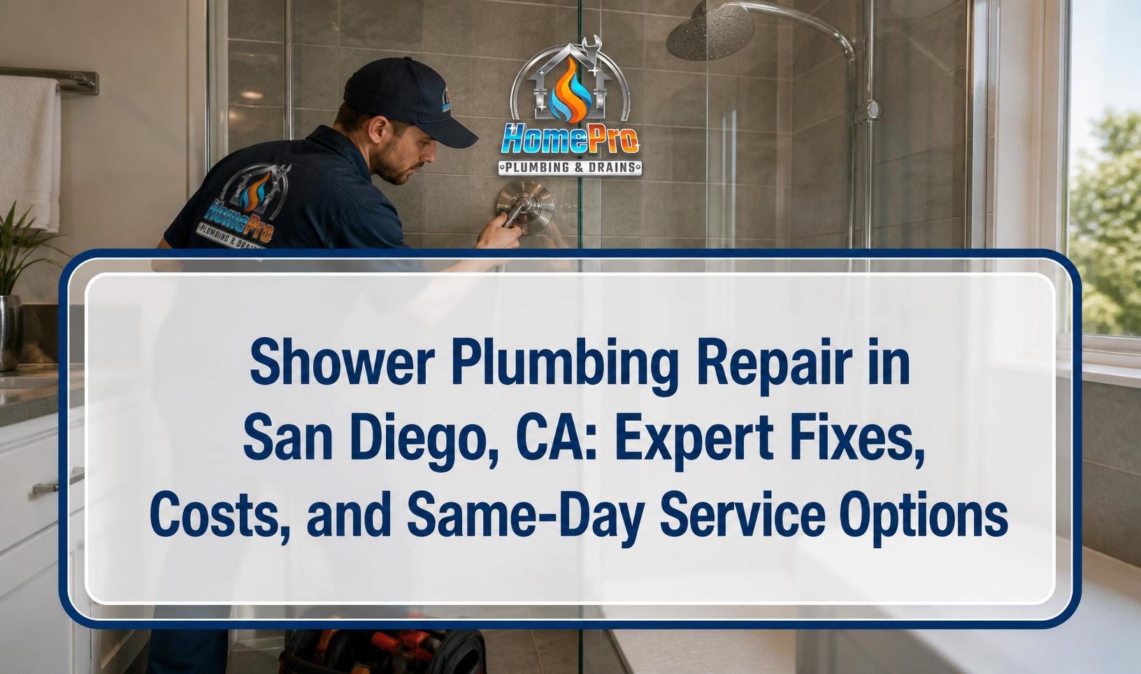 shower plumbing repair san diego